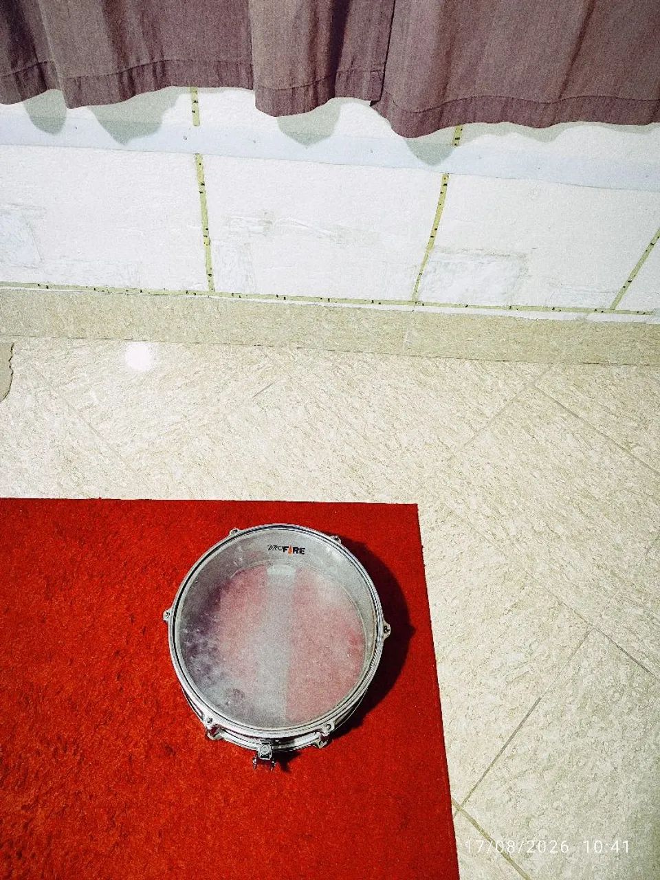 Caixa de bateria em aço 14 polegadas 6 afinação usado em aço  - Foto 4