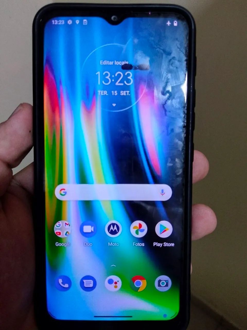 Celular Moto G9 Play usado 