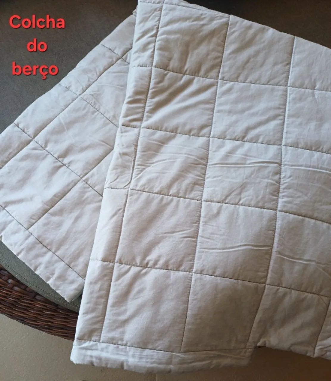 Colcha para berço 