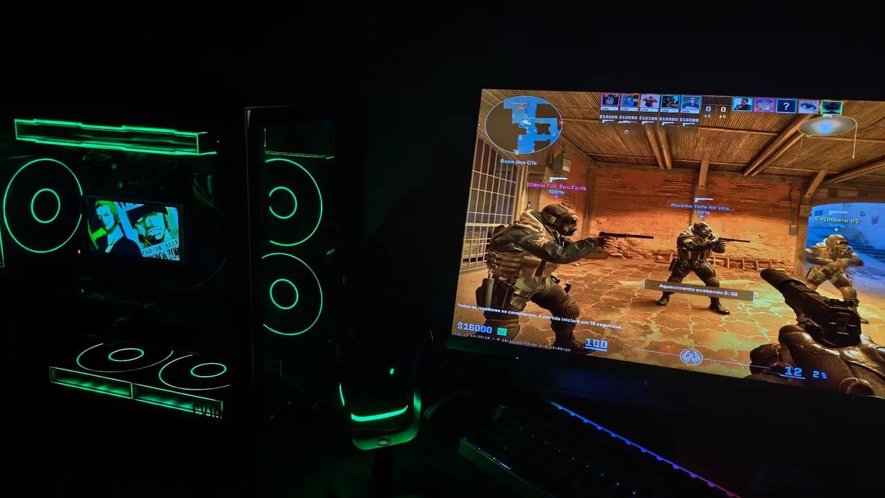 PC GAMER COM -1 DE ANO DE USO (ACEITO TROCA EM NOTEBOOK ACER NITRO)