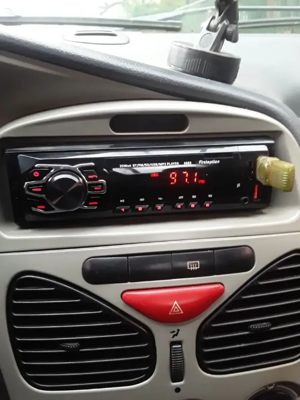 Rádio Automotivo Bluetooth USB MP3 + Controle