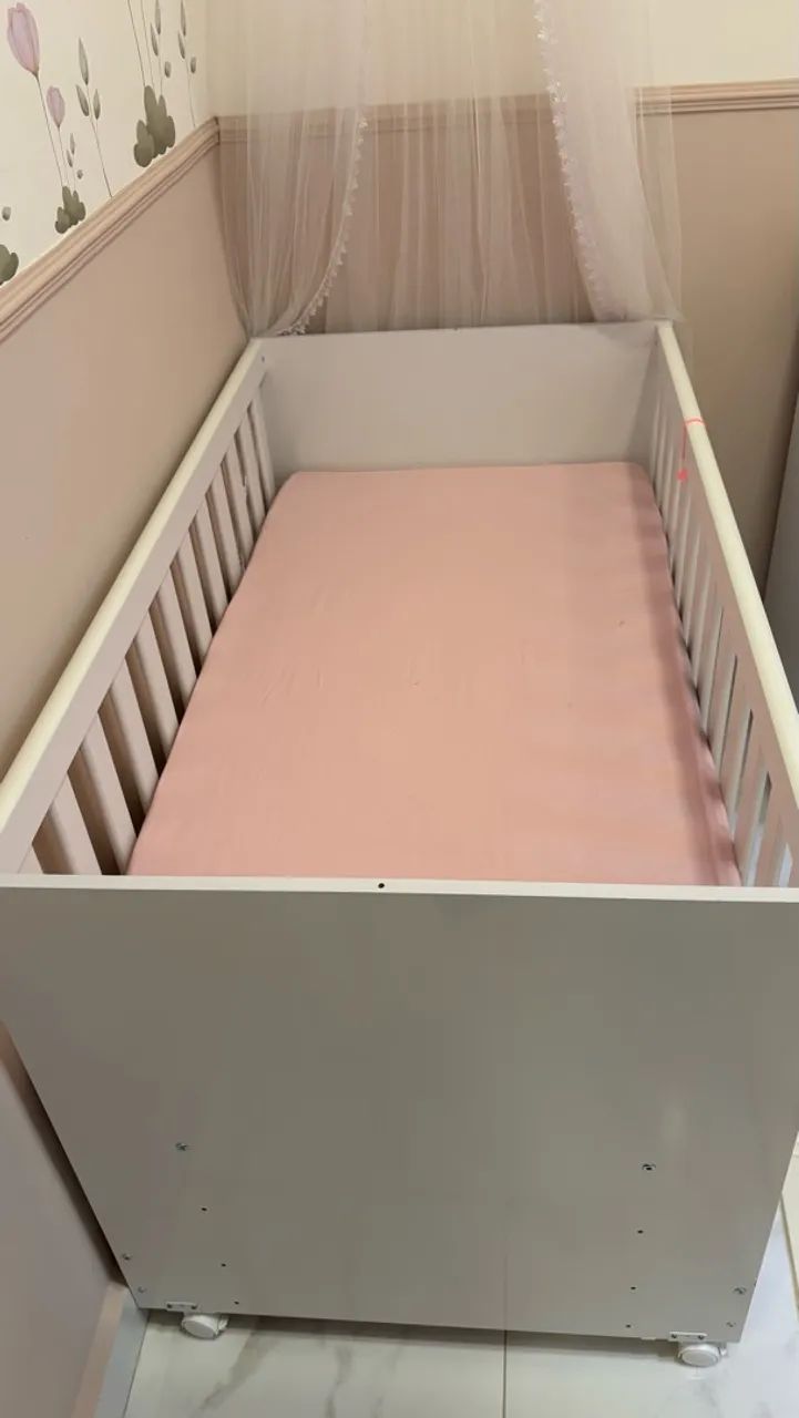 Berço mini cama com colchão  - Foto 2