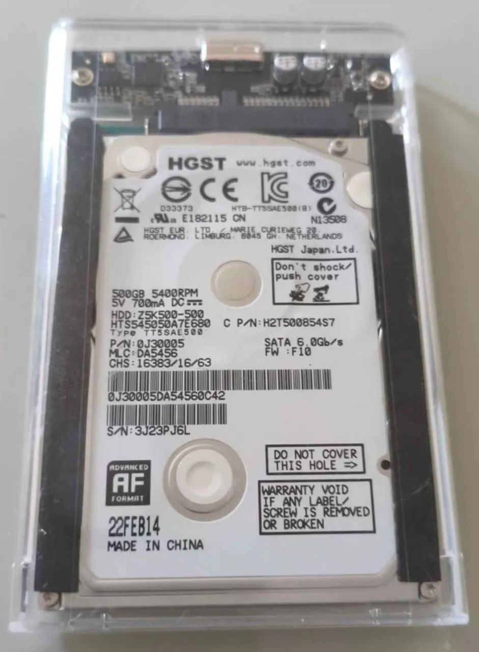 HD 500Gb 5400 RPM