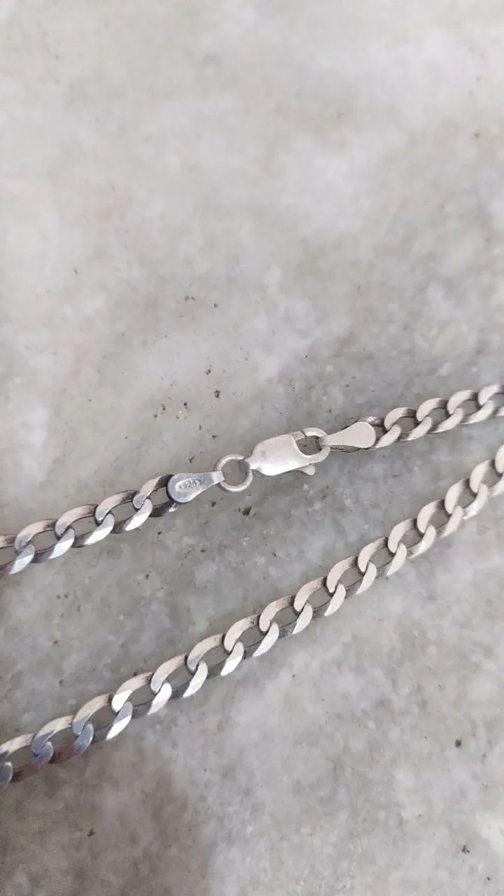 Corrente de prata 925 masculina