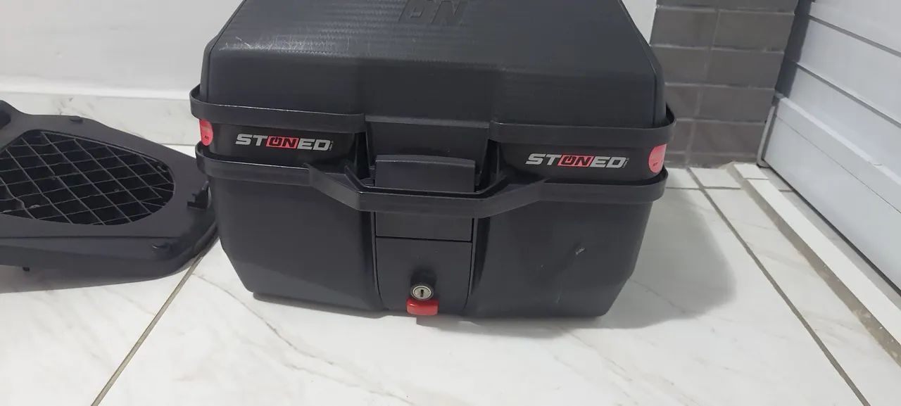Ba ú para moto 35 litros preto - Foto 2