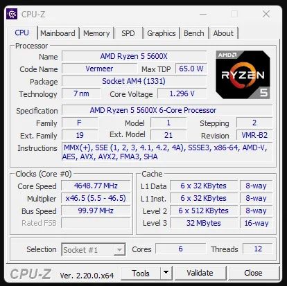 Processador AMD Ryzen 5 5600X - Caixa e Cooler original - Foto 4