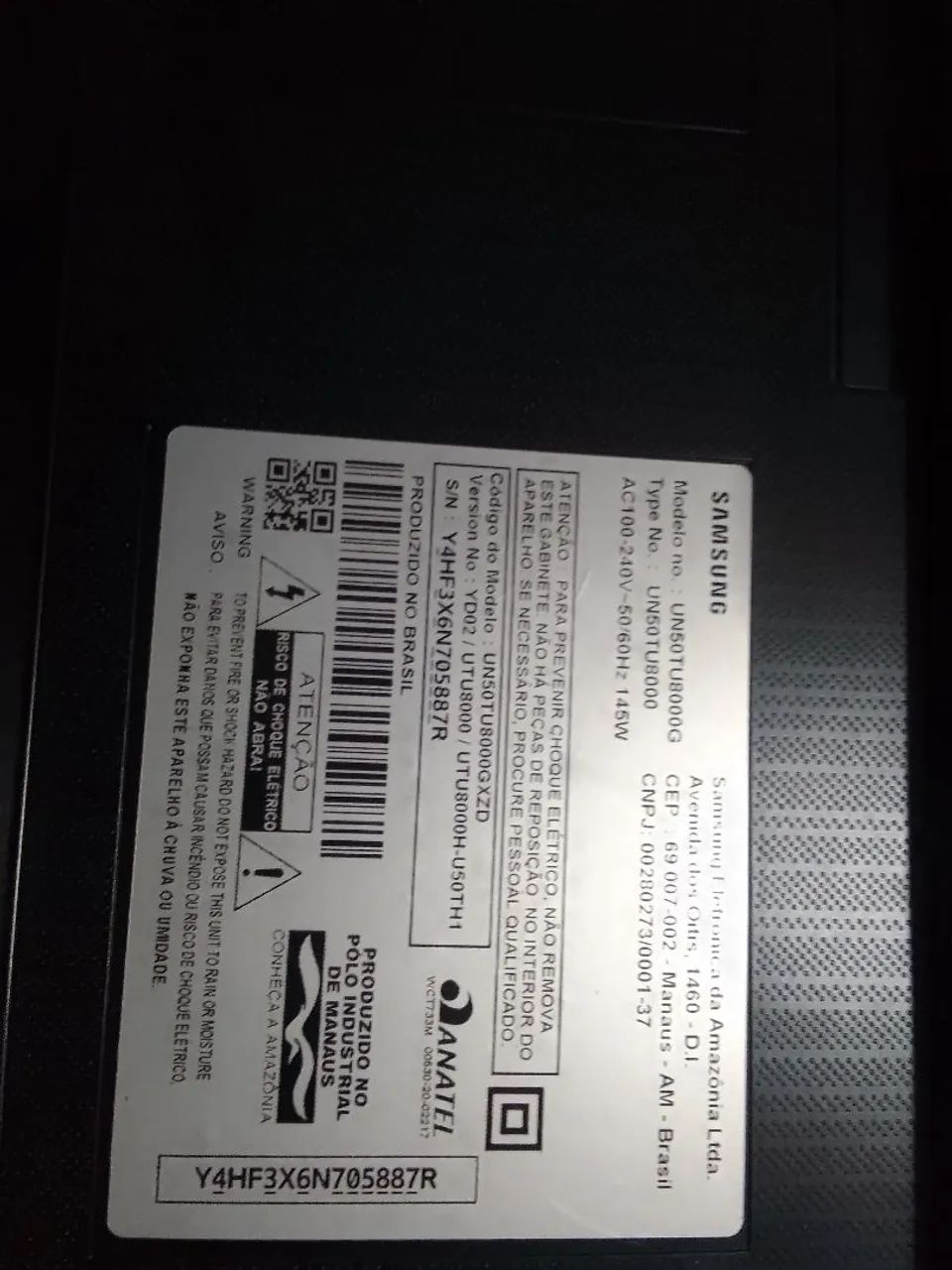 Tv un50tu8000 sansung 50polegadas com remoto comando de voz smart 4k  - Foto 4