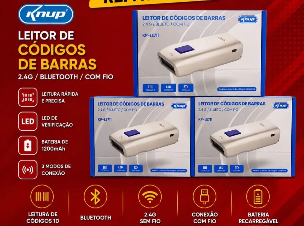 Leitor código de barras 