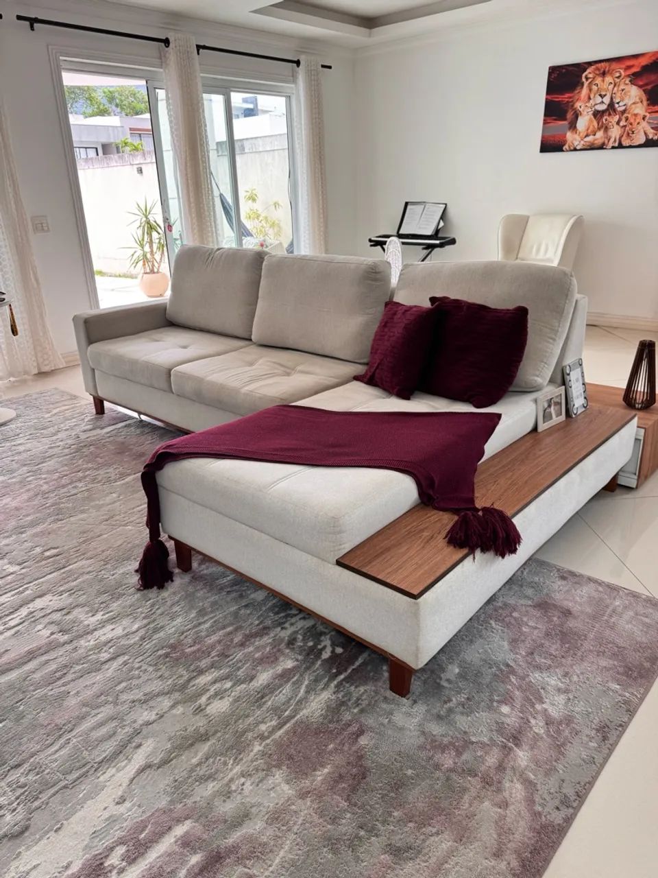 Sofá muito elegante com chayse 2,90M - Foto 2