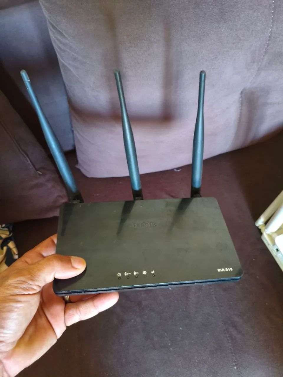 Roteador wi-fi 750 Mbps dlink 3 antenas wifi 5ghz completo 