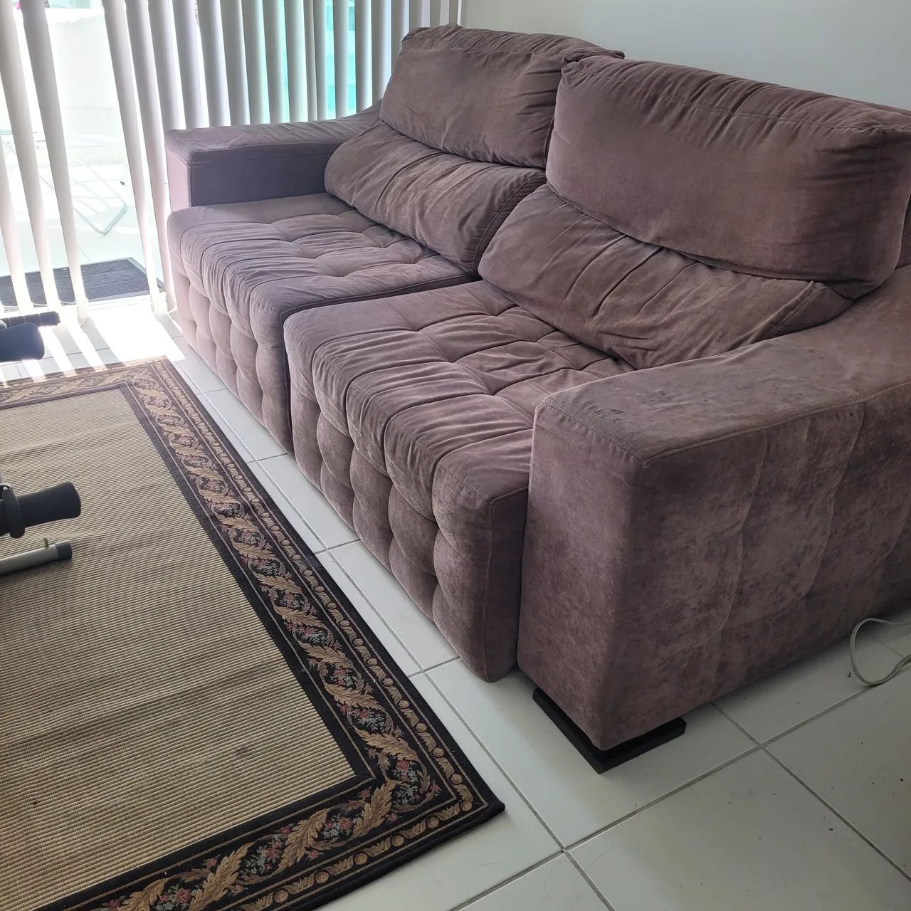 Vendo sofá retrátil com 2.30m de largura - Foto 2