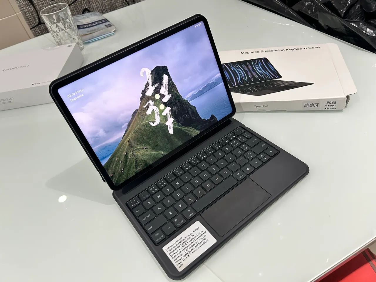 Xiaomi PAD 7 128GB + Capa Magic Keyboard + película protetora - Foto 3