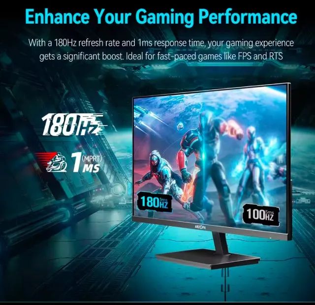Monitor IPS Quad-Hd 180hz Lacrado