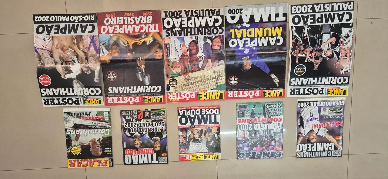 Posters Corinthians sem uso - Foto 4