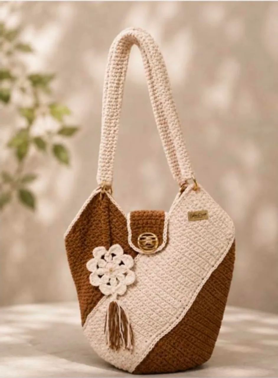 Bolsa de crochê  - Foto 4