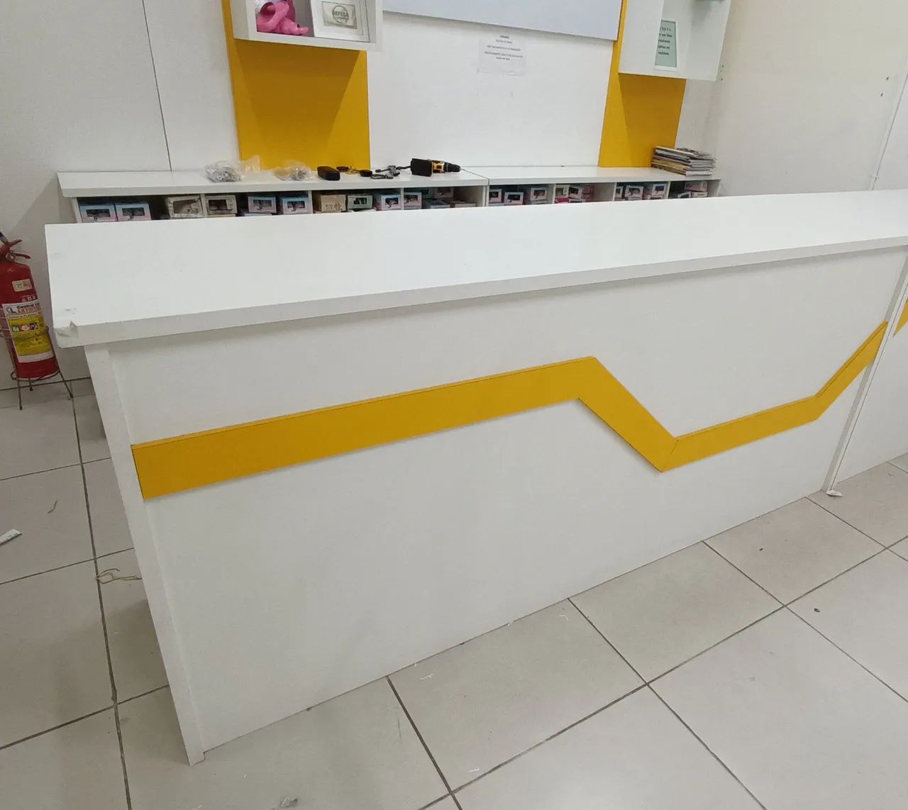 Balcão de atendimento grande em MDF naval  - Foto 2