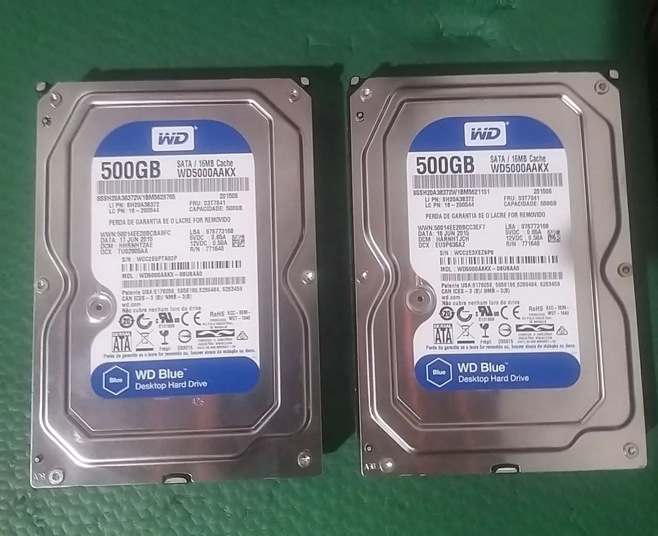 HD 500GB Saúde 100%