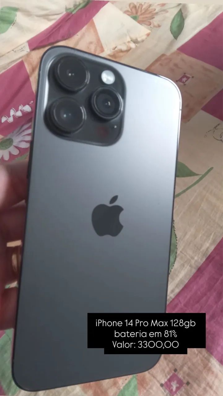 iPhone 14 Pro Max 128gb - Celulares e Smartphones - Centro
