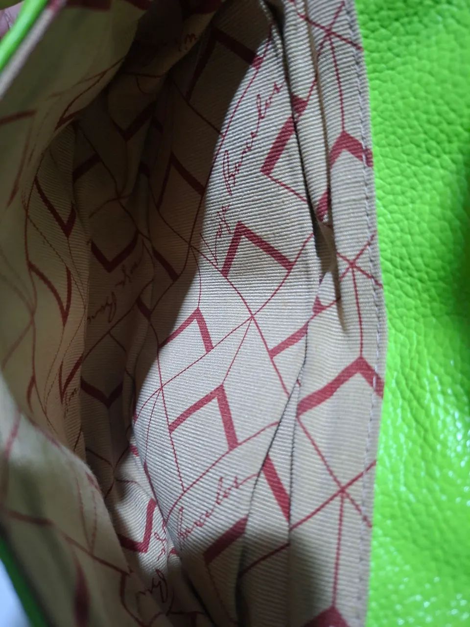 BOLSA DE COURO LUIZA BARCELLOS - Foto 3