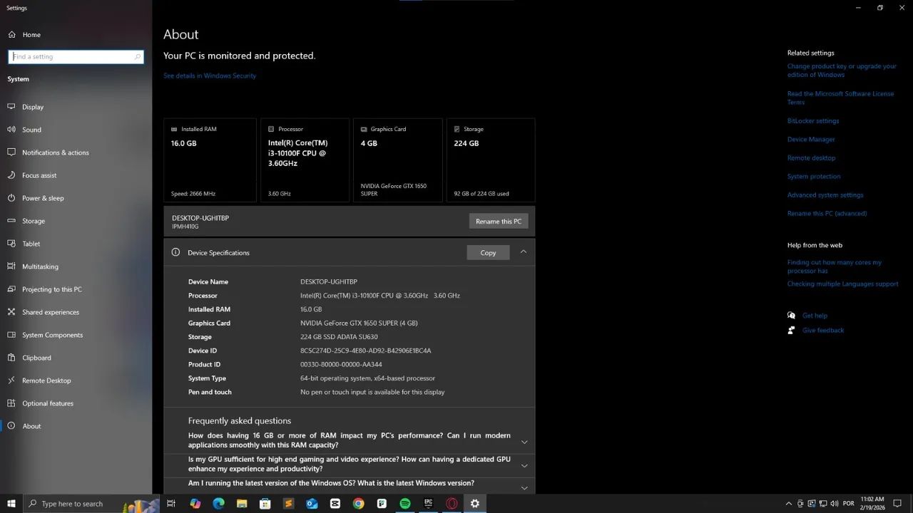 Vendo PC e teclado Hyperx Alloy Fps Pro - Foto 5