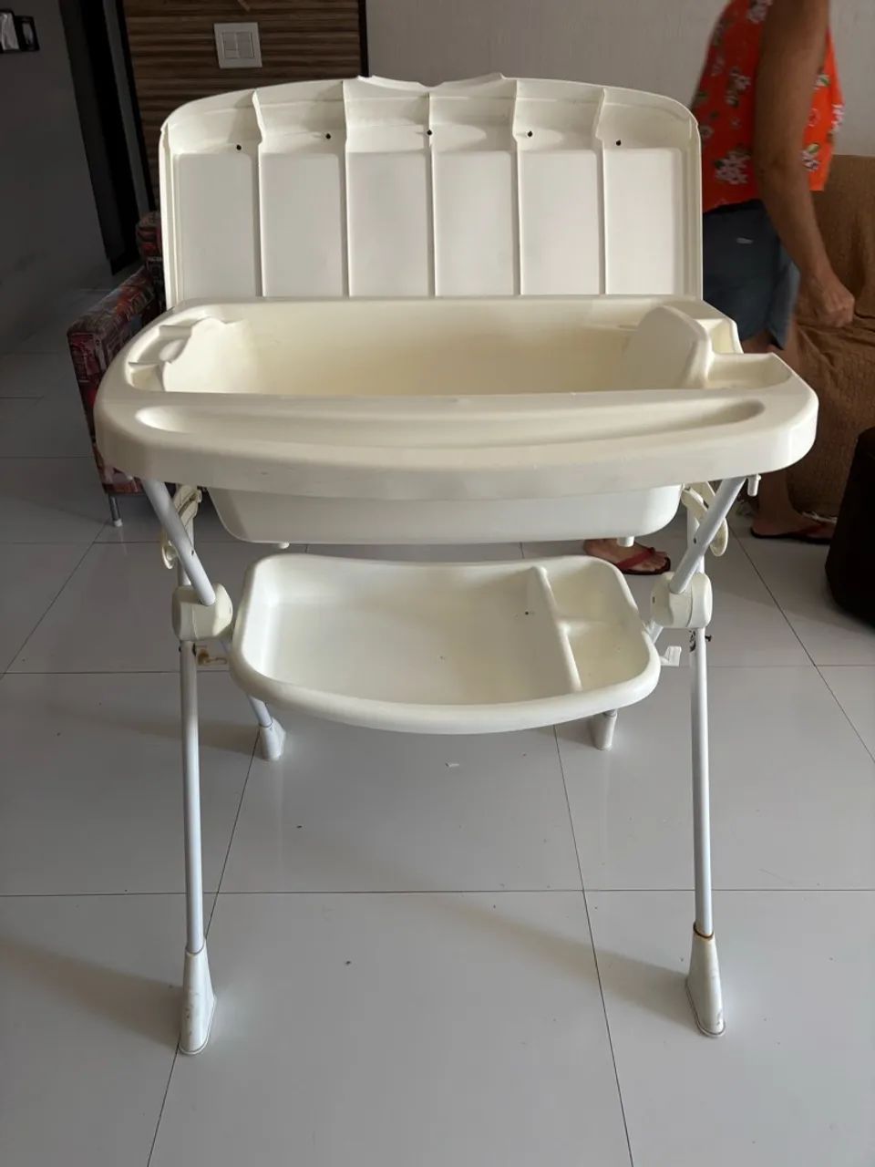 Banheira com suporte e trocador - Foto 4