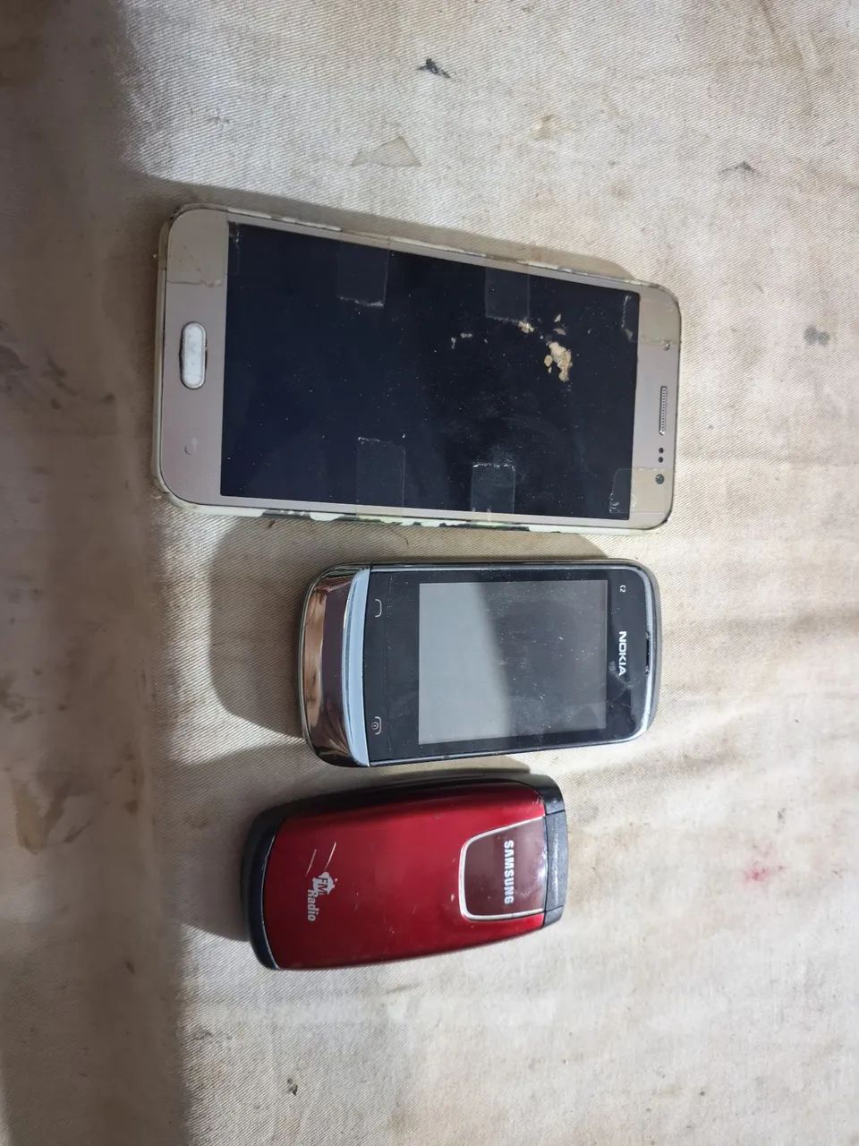 Lote com 3 celulares colecionadores 