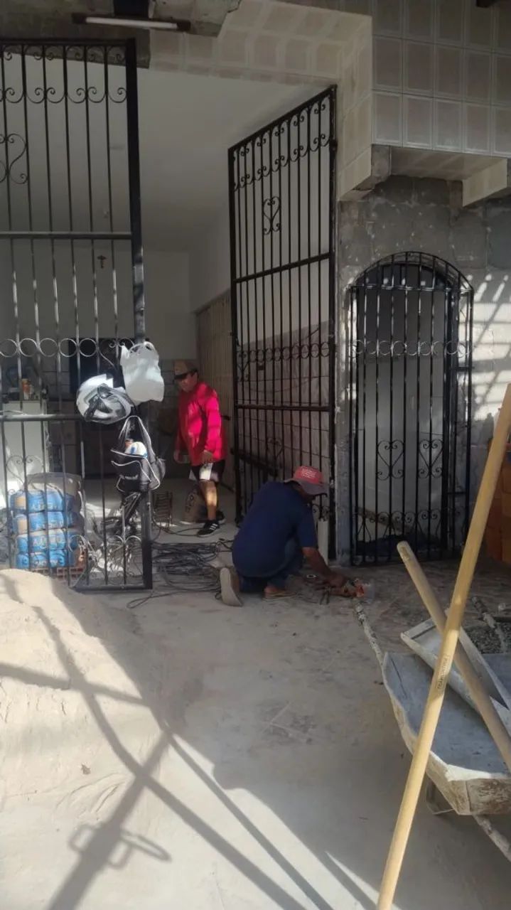 Portão Galvanizado 3,40 altura por 3m largura