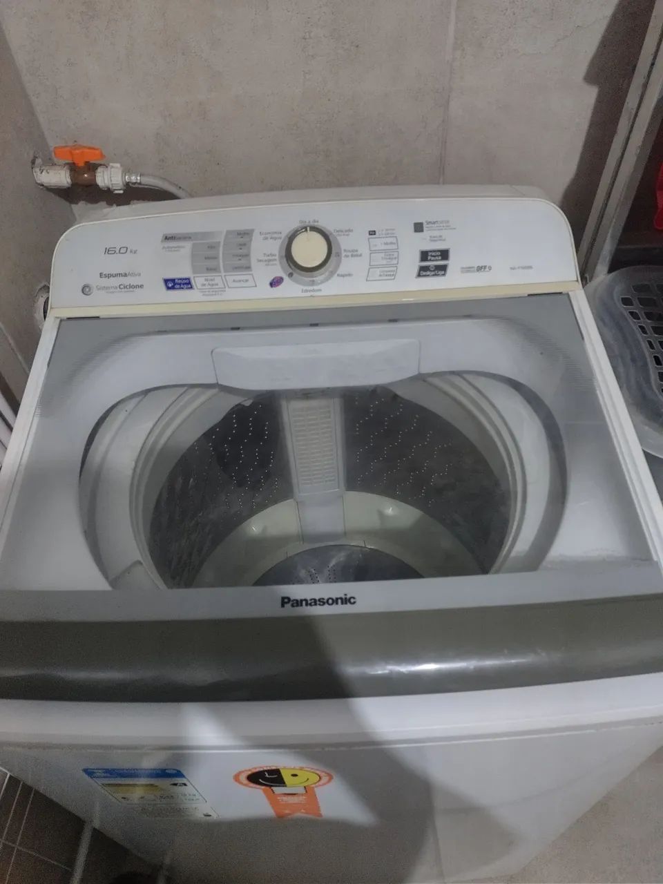 Máquina de lavar Panasonic 16 kg usada - Foto 2
