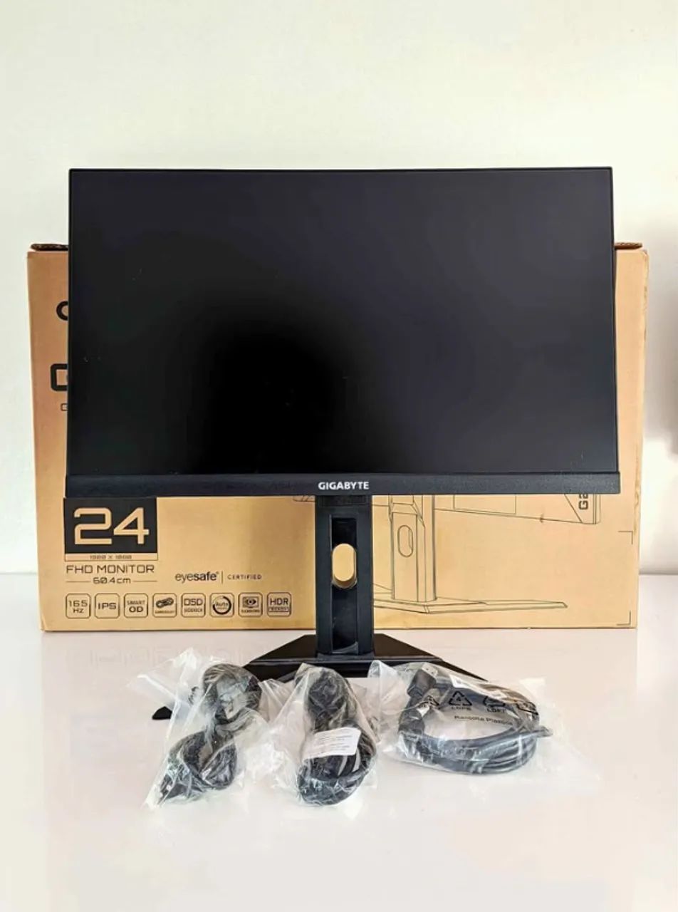 Monitor 165hz Gigabyte com Garantia - IPS 24" 1ms, envio gratis olx