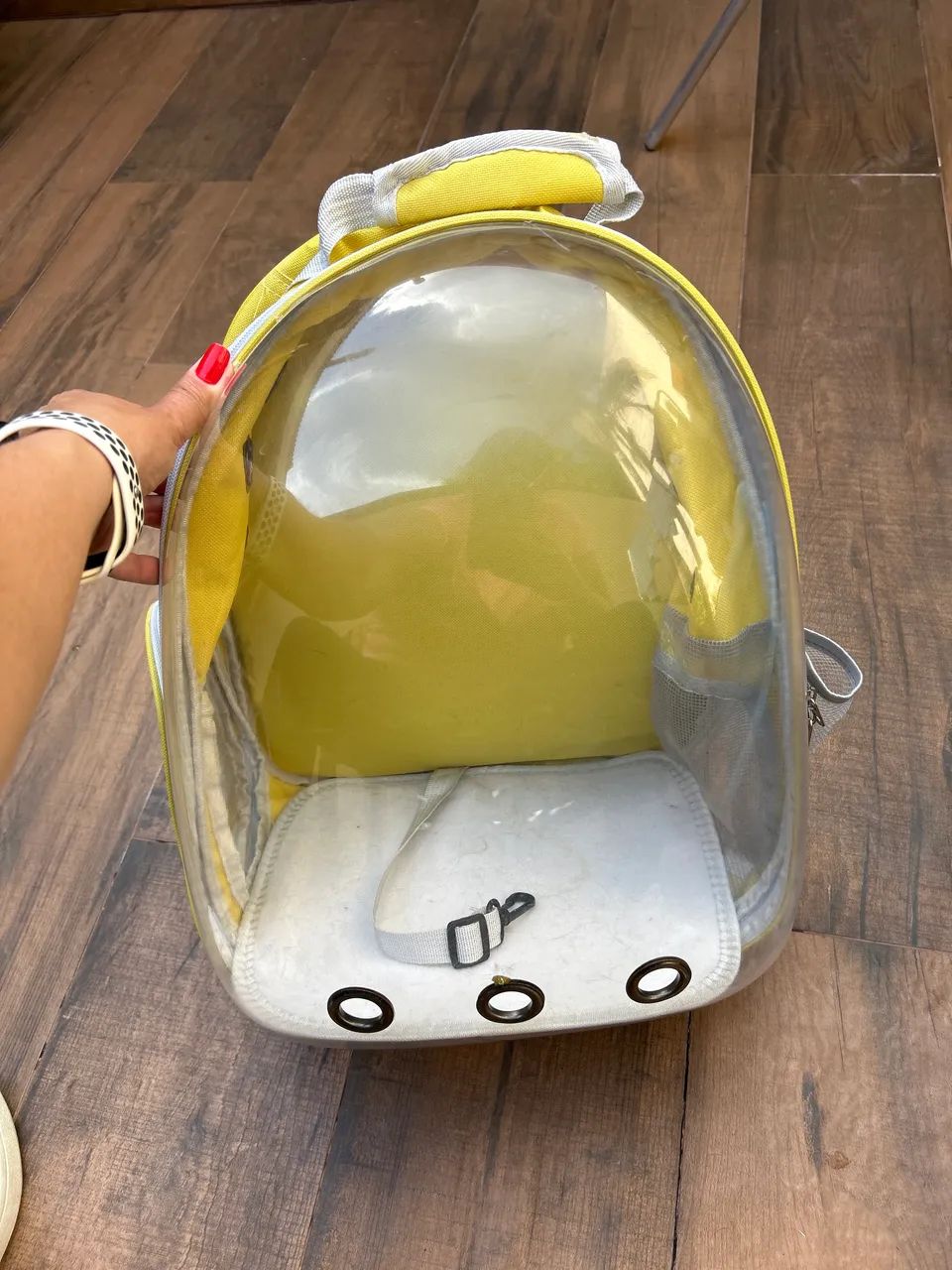 Mochila transporte gato/cachorro - Foto 6