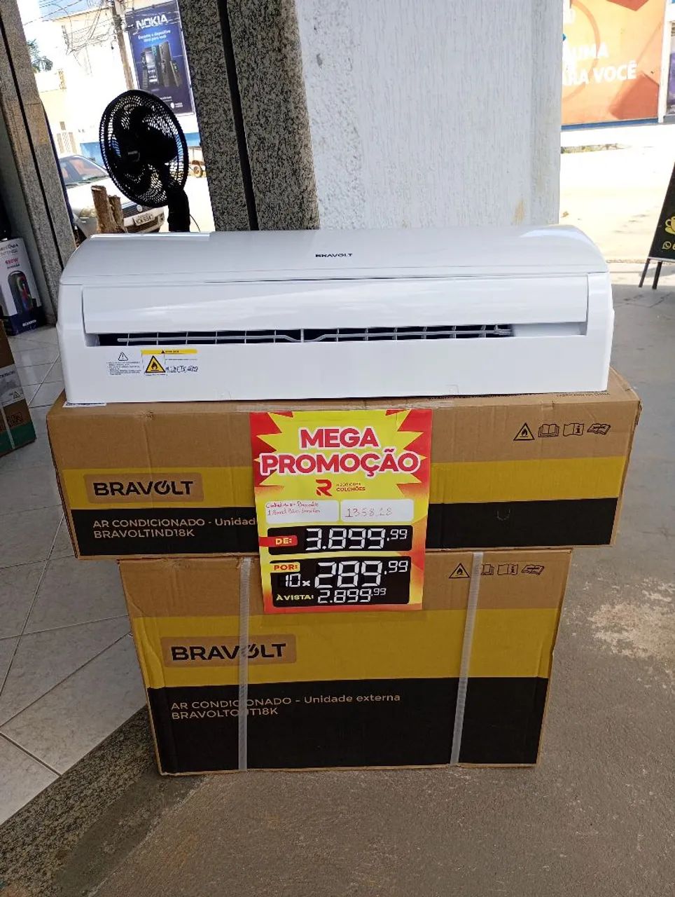 Central de ar 18 mil BTUs Inverter 