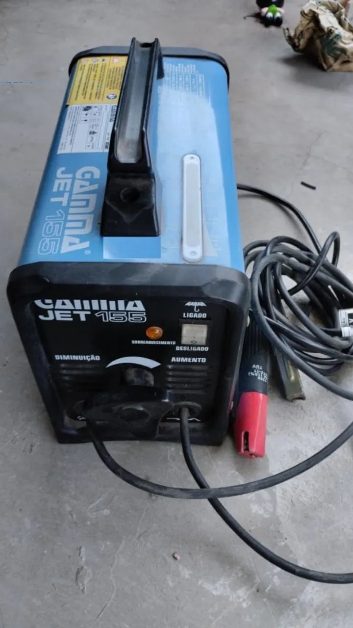 Máquina De Soldasoldadora Gamma Jet 155 - Azul  - Foto 3