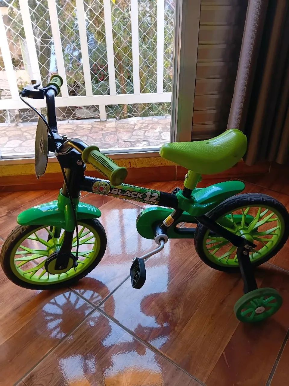 Bicicleta Infantil Aro 12 Black Nathor - Foto 3
