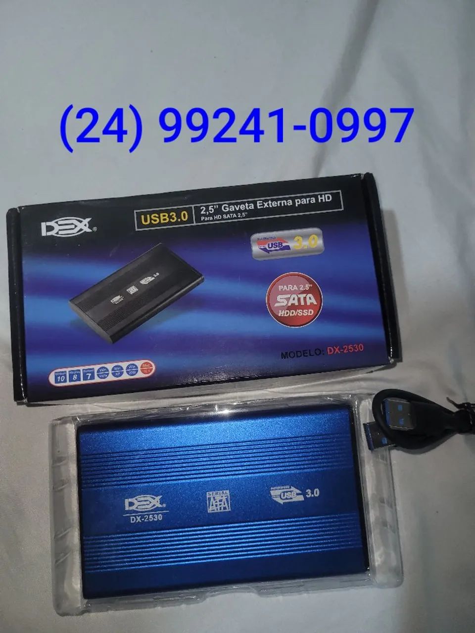 HD 1 TB com Case Térmica USB 3.0 Completo - Foto 3
