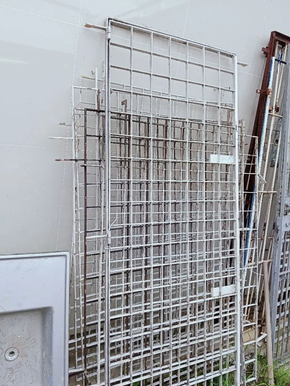 Grade tipo quadrados completa grade janela portas 65580435465474123