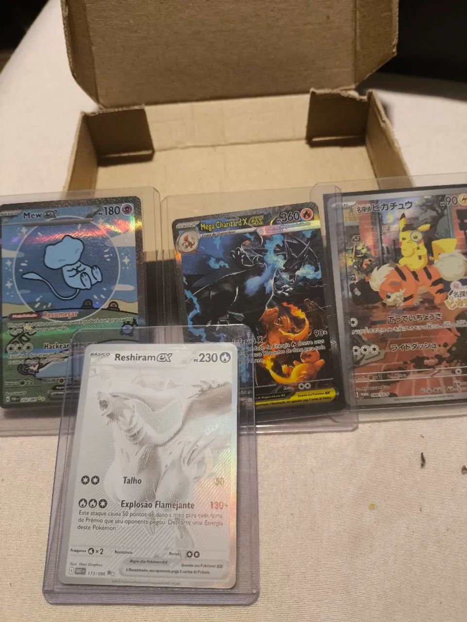 Cartas de Pokémon - valores na descrição 