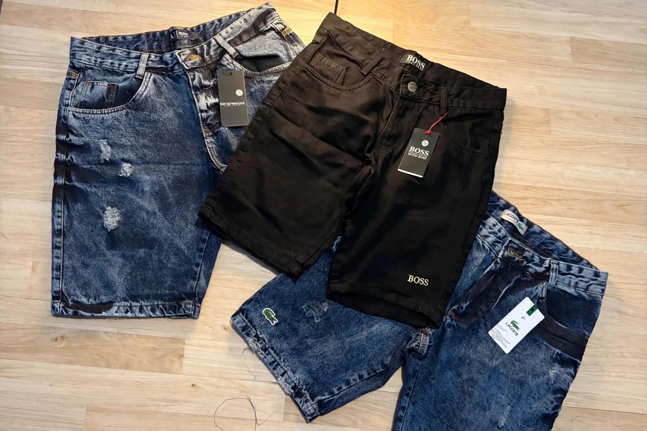 Shorts Masculino ,Jeans Lavado - Foto 4