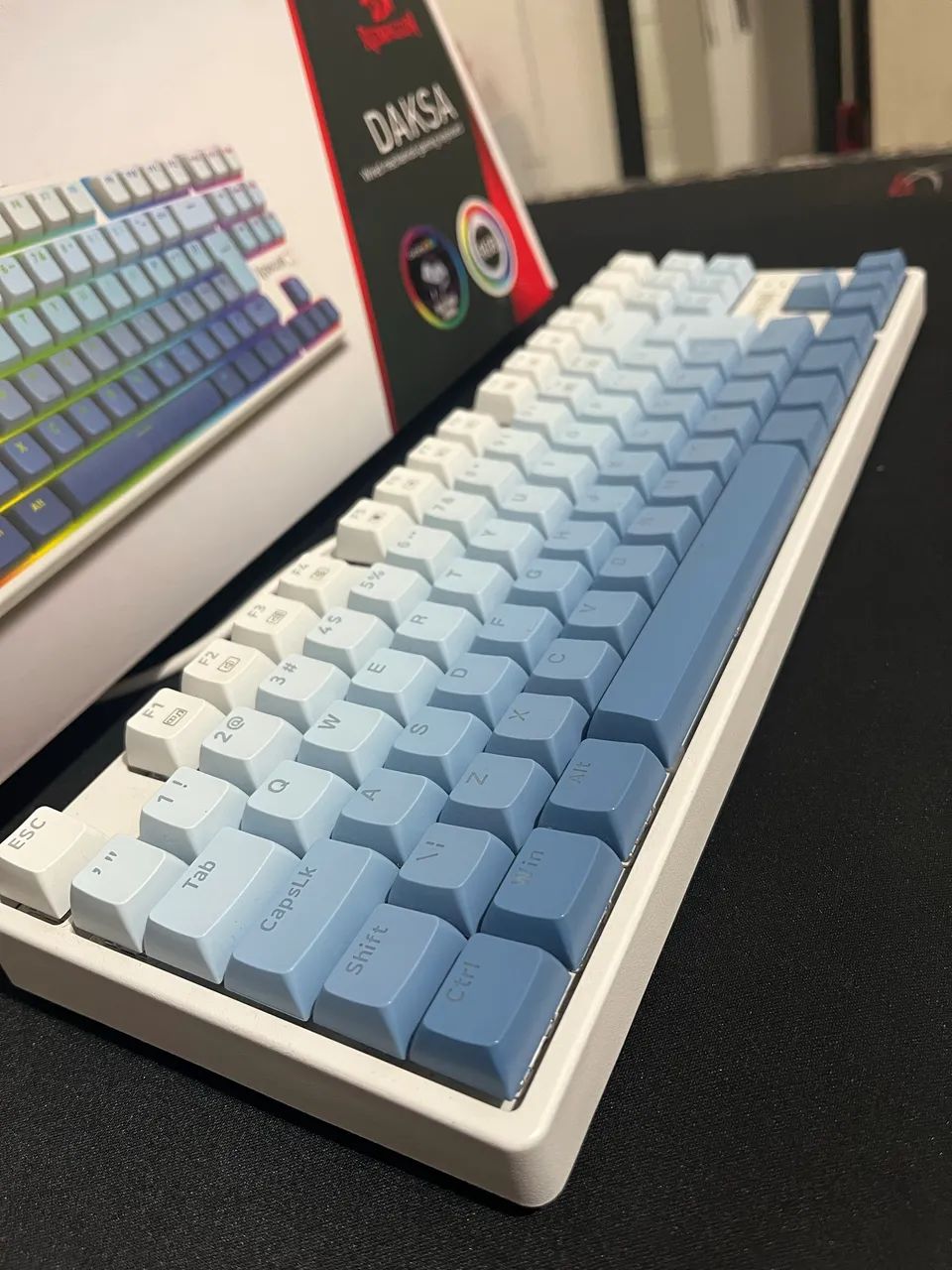 Teclado Redragon Daksa Branco  - Foto 2