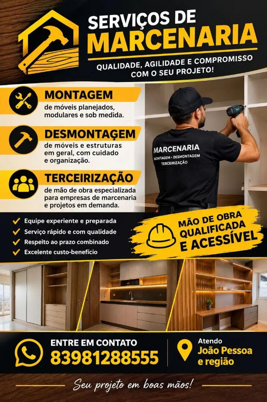 Montador profissional de móveis 