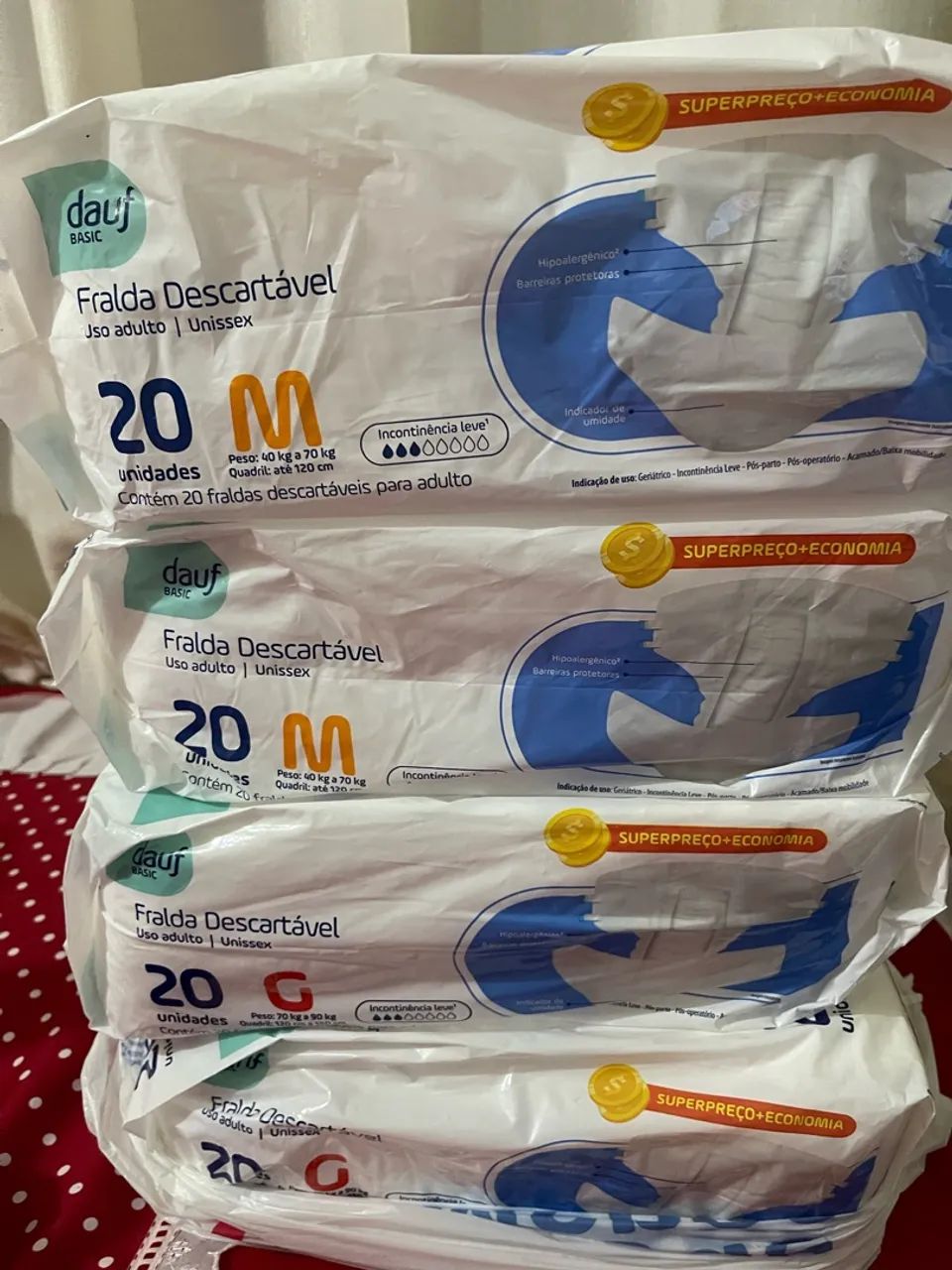 Fraudas geriátricas tamanho M e G marca dauf - Foto 2