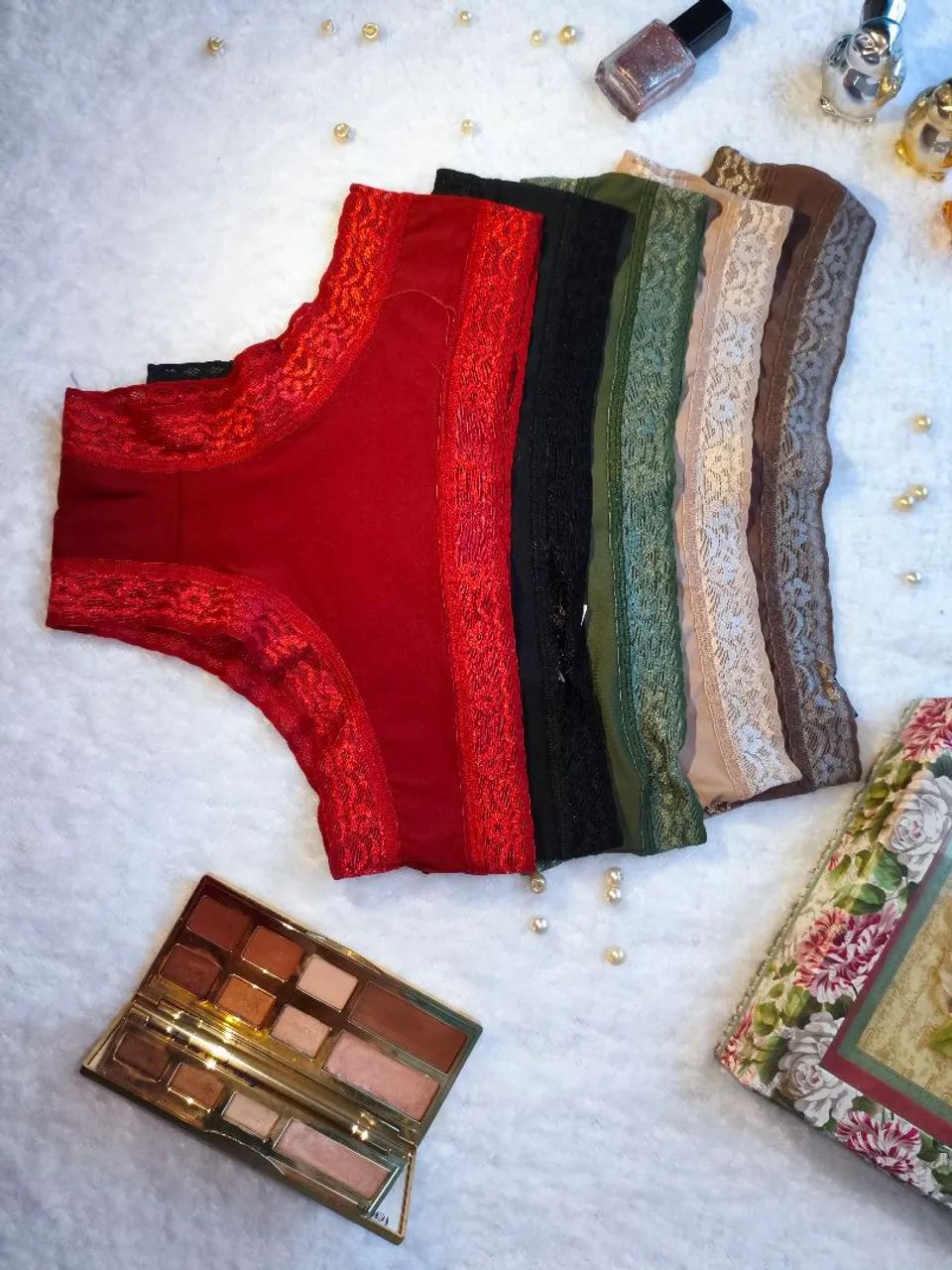 Calcinhas Rendadas Microfibra  - Foto 2