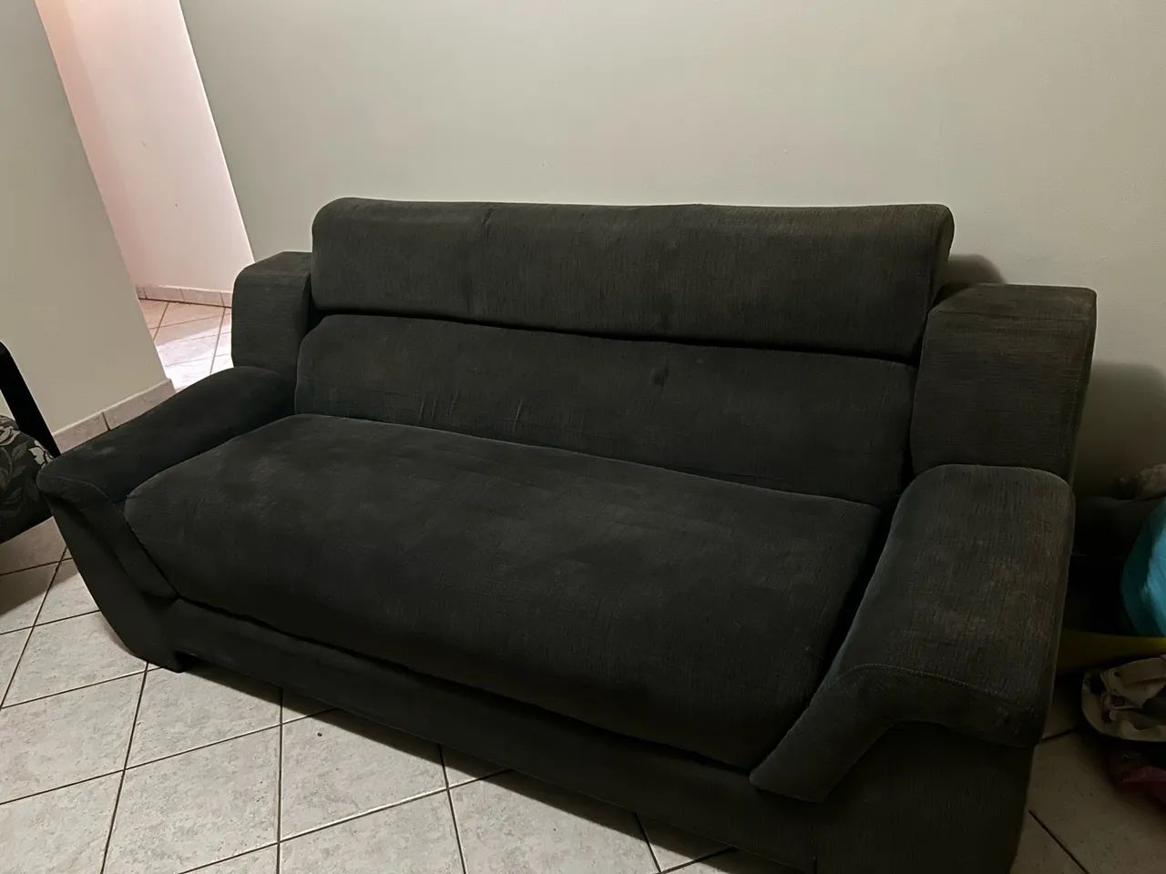 Sofá cinza grande  - Foto 3