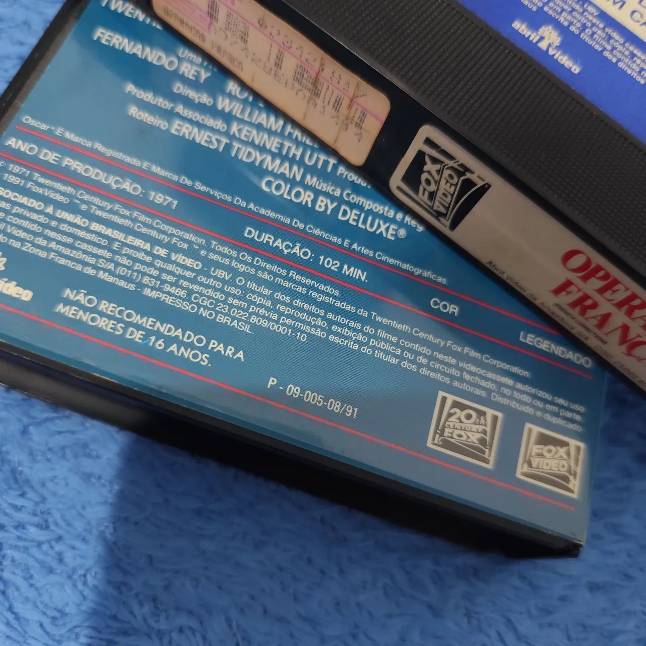 VHS Operação França - Gene Hackman - FOX Video - CDs, DVDs etc