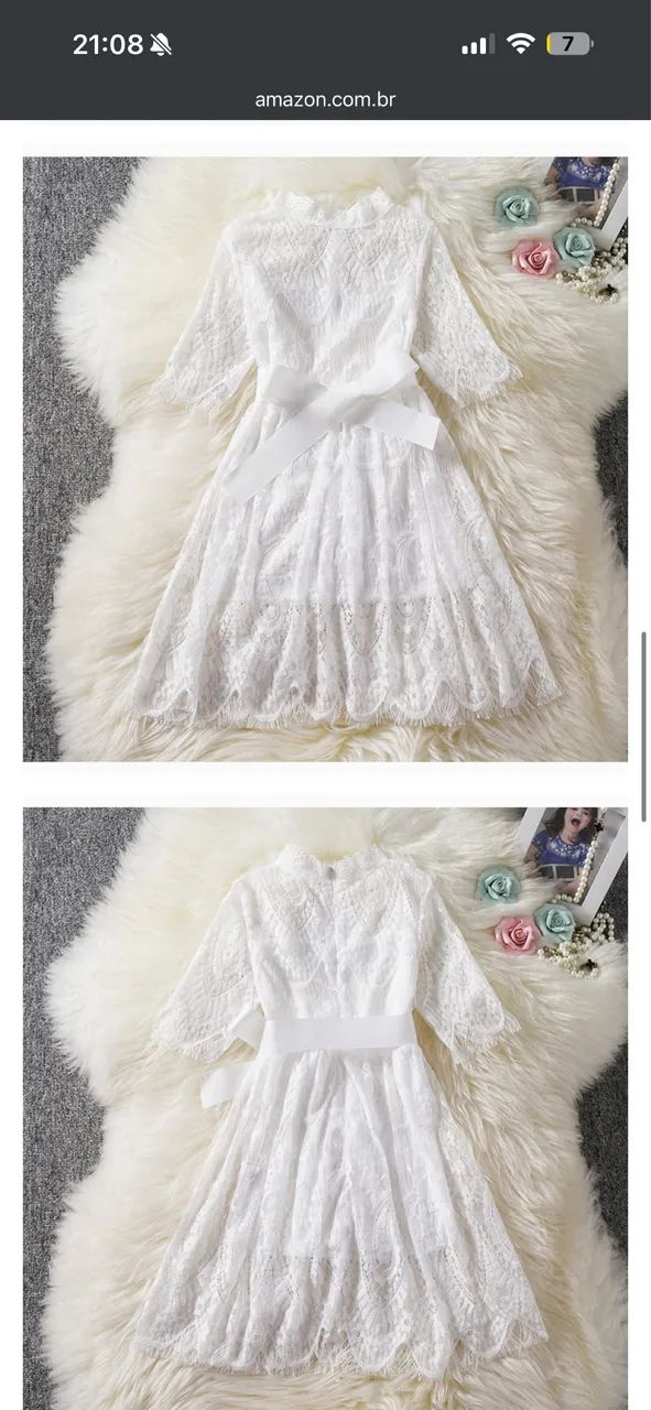 Vestido de renda Meninas - Foto 3