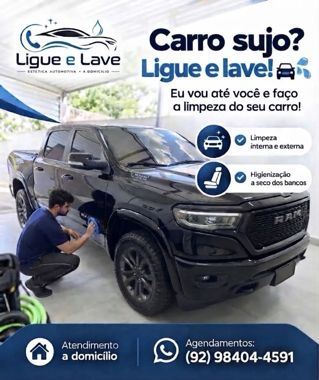 Ligue e lave ? Estética Automotiva ?