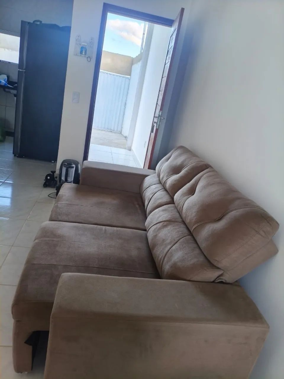 Sofá retrátil e reclinável 