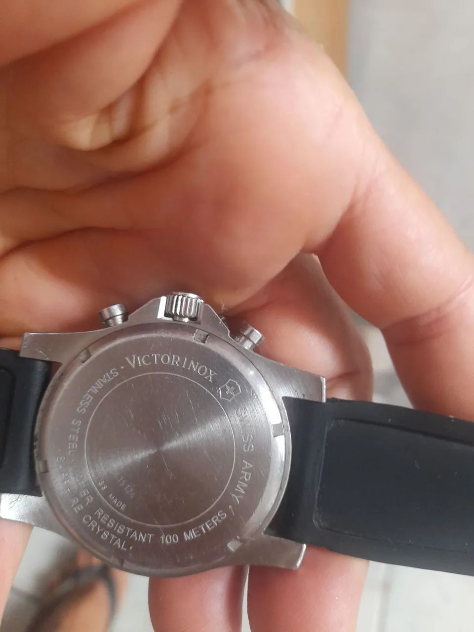 Vendo um relógio vitória inox cronógrafo funcionando perfeitamente  - Foto 2