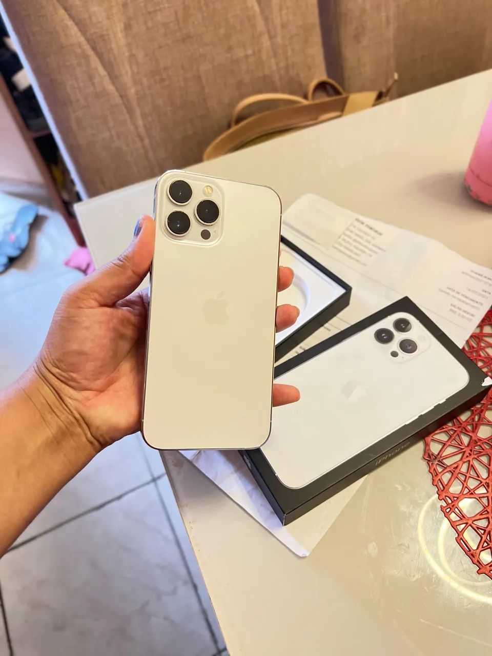 iPhone 13 Pro Max 256GB com Nota fiscal seminovo. Aceito cartão
