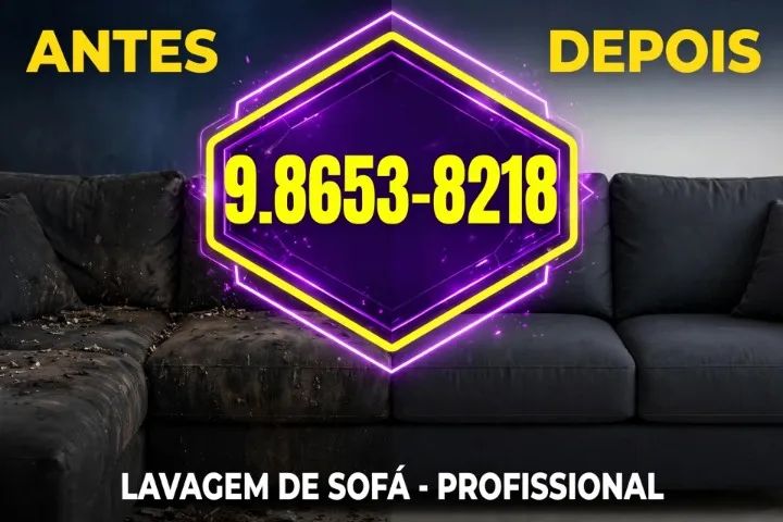 Higienização de sofá 