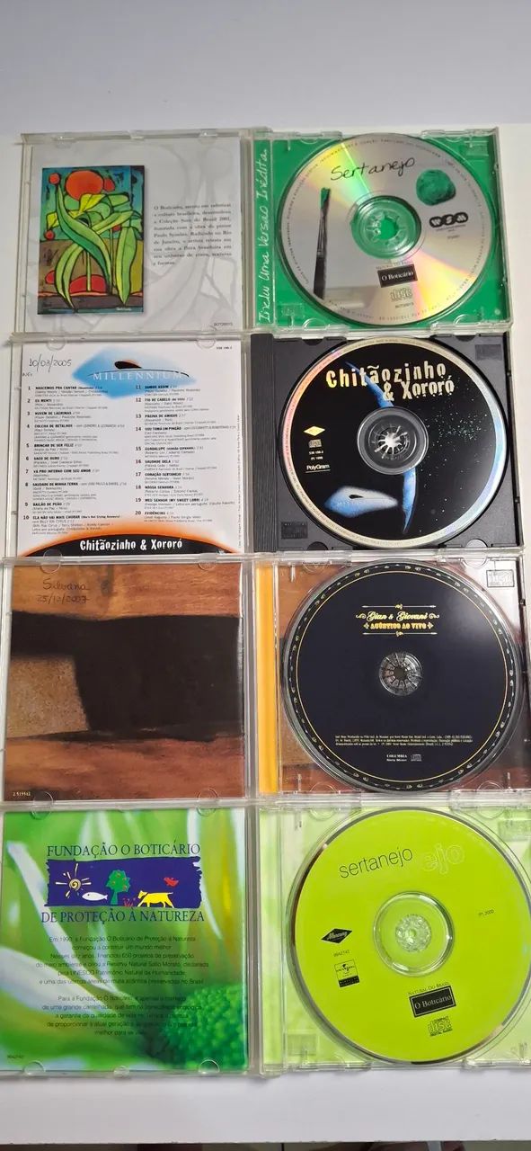 4 cds de Sertanejo - Gian e Giovani, Chitaozinho e Xororó, 2